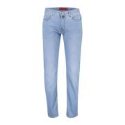 Lichtblauwe denim jeans Pierre Cardin , Blue , Heren