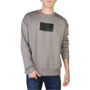 Heren Sweatshirt met Lange Mouwen Calvin Klein , Gray , Heren