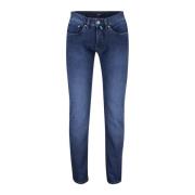 Donkerblauwe denim jeans Pierre Cardin , Blue , Heren