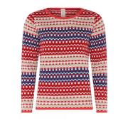 Speciale Geruite Pullover Blouse in Lutus Pink Skovhuus , Multicolor ,...