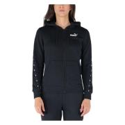 Hoodie met tape Puma , Black , Dames