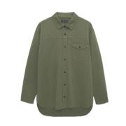 Sloan Shirt - Army Green Anine Bing , Green , Dames