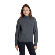 Gedraaide Wol Hoge Kraag Coltrui L'Exception Paris , Gray , Dames