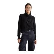 Gebreide trui met parelversiering Liu Jo , Black , Dames