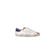Witte Roze Lage Top Sneakers Philippe Model , White , Heren