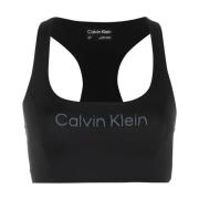 Zwarte Sport Top Calvin Klein , Black , Dames