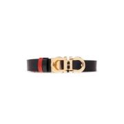 Omkeerbare Riem met logo Salvatore Ferragamo , Black , Dames