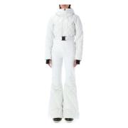 Witte buitenkleding met hogeek en verstelbare capuchon Ienki Ienki , W...