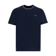 Katoenen T-shirt met Contrasterende Strepen Paul & Shark , Blue , Here...