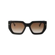 Stijlvolle zonnebril voor vrouwen Dsquared2 , Black , Dames