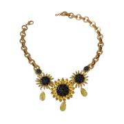 Gouden Kristallen Charme Ketting Dolce & Gabbana , Yellow , Dames