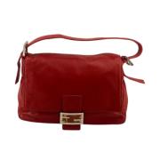 Pre-owned Leather fendi-bags Fendi Vintage , Red , Unisex