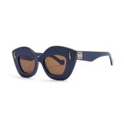 Chunky Anagram Zonnebril Loewe , Blue , Dames