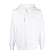 Witte Metropolis Hoodie met Logo Print C.p. Company , White , Heren