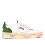 Vintage Leren Medalist Sneakers - Exclusief Model Autry , White , Here...