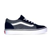 Casual Grijze Textiele Damessneakers Vans , Gray , Dames