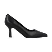 Zwarte Leren Dameschoenen Lodi , Black , Dames