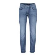 Blauwe Denim Jeans Pierre Cardin , Blue , Heren