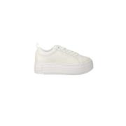 Platte Lage Lace Sneakers Calvin Klein Jeans , White , Dames