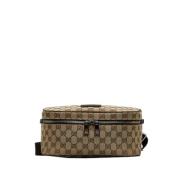 Pre-owned Canvas crossbody-bags Gucci Vintage , Beige , Dames
