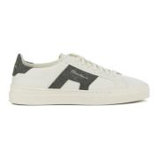 Grijze Sneakers Santoni , White , Heren