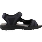 Moderne Platte Sandalen Geox , Blue , Heren