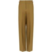 Groene Klassieke Broek met Ritssluiting Tory Burch , Brown , Dames