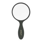 Army Green Acetate Bookish Hand Mirror Off White , Green , Unisex