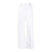 Witte Wijde Broek Officine Générale , White , Dames