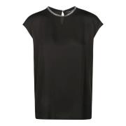 T-Shirts Fabiana Filippi , Black , Dames