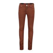 Rode Denim 5-Pocket Jeans Tramarossa , Red , Heren