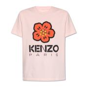 Katoenen T-shirt Kenzo , Pink , Dames