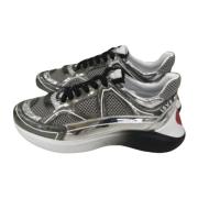 Spiegeleffect Sneakers Love Moschino , Gray , Dames