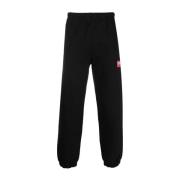 Zwarte Logo-Patch Track Pants Kenzo , Black , Heren