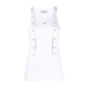 Witte T-shirts Polos voor vrouwen The Attico , White , Dames