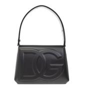 Schoudertas met logo Dolce & Gabbana , Black , Dames