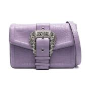 Paarse Schoudertas voor Vrouwen Versace Jeans Couture , Purple , Dames