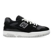 Zwarte Suède en Leren Sneakers New Balance , Black , Dames