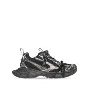 3XL Mesh Sneakers Zwart/Wit Balenciaga , Black , Heren