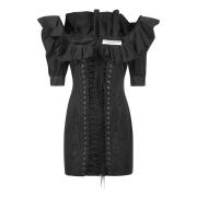 Zwarte jurk voor vrouwen Aw23 Alessandra Rich , Black , Dames
