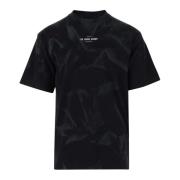 Katoenen T-shirt met Grafische Print 44 Label Group , Black , Heren