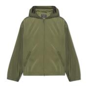 Trainingsjack met logo Balenciaga , Green , Heren