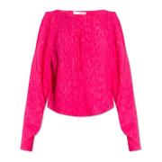 Maurita top met uitsparingen IRO , Pink , Dames