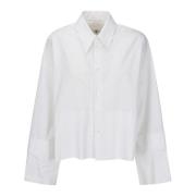 Lange mouwen shirt MM6 Maison Margiela , White , Dames