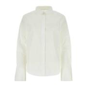 Witte Poplin Overhemd A.p.c. , White , Dames