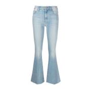 Weekender Fray Denim Jeans Mother , Blue , Dames