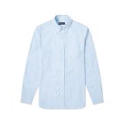 Klassieke Oxford Overhemd Light Smoke-S Fred Perry , Blue , Heren