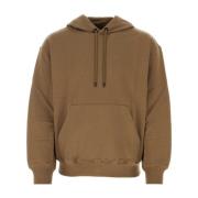 Bruine katoenen sweatshirt - Klassieke stijl Boss , Brown , Heren