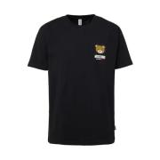 Zwarte T-shirts en Polos Moschino , Black , Heren