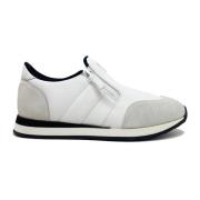 Ulan Leren Sneakers Giuseppe Zanotti , White , Heren